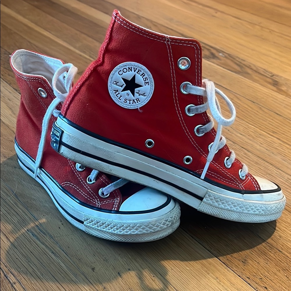 Converse All Star Red High-Top Sneakers